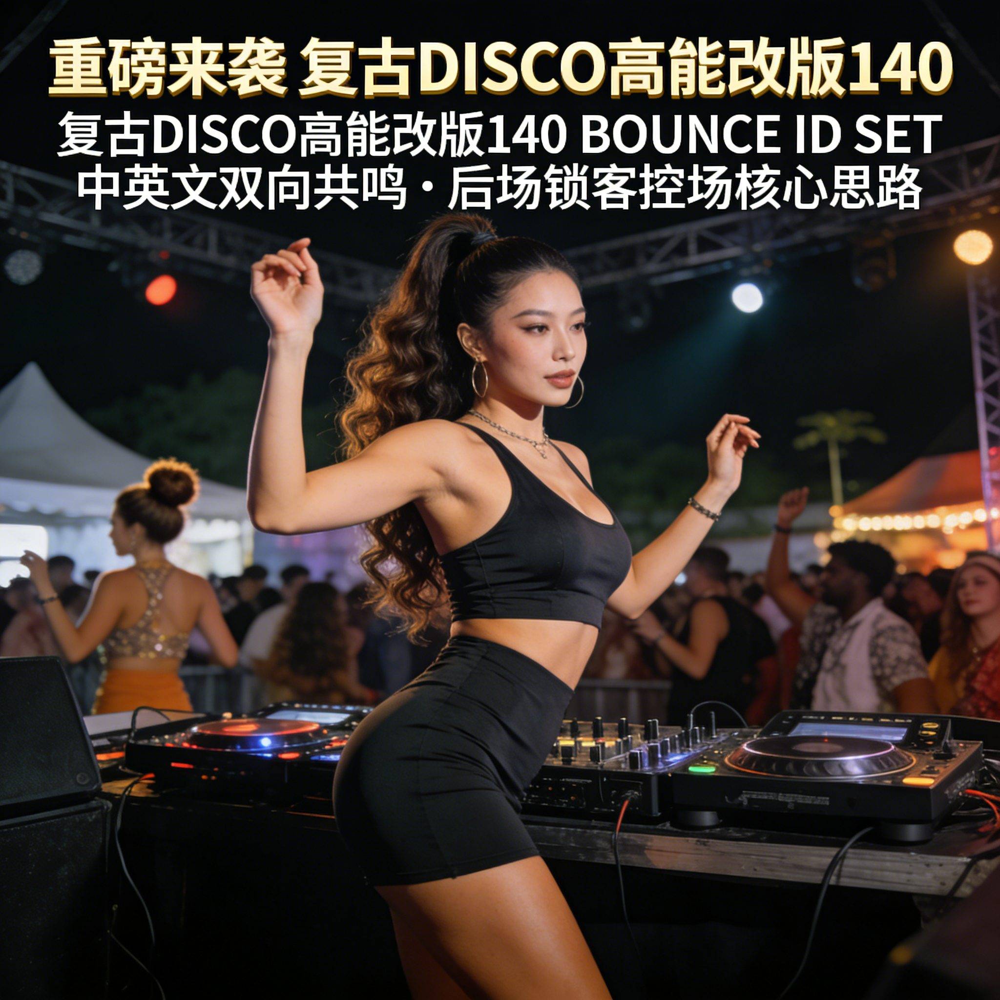 重磅来袭 复古DISCO高能改版140 BOUNCE ID SET 中英文双向共鸣・后场锁客控场核心思路