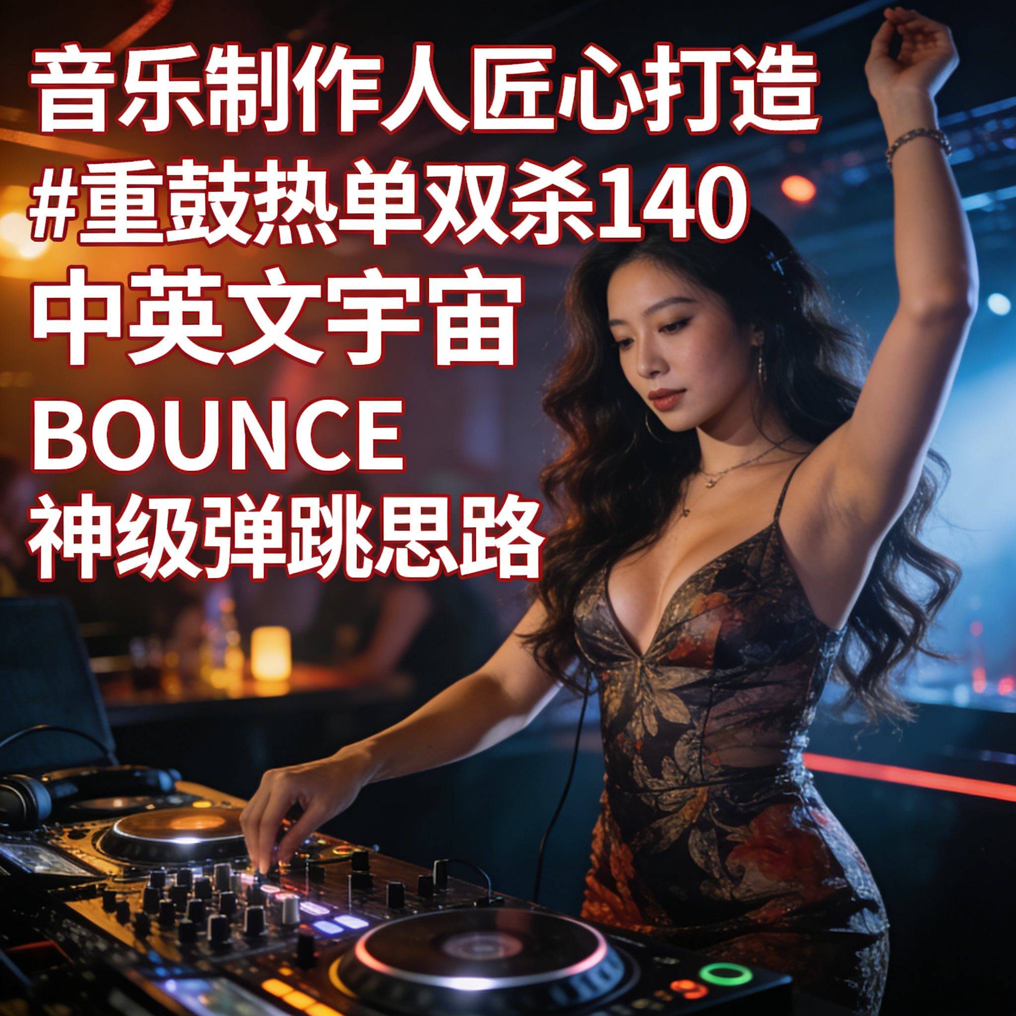 音乐制作人匠心打造#重鼓热单双杀 140中英文宇宙 BOUNCE 神级弹跳思路