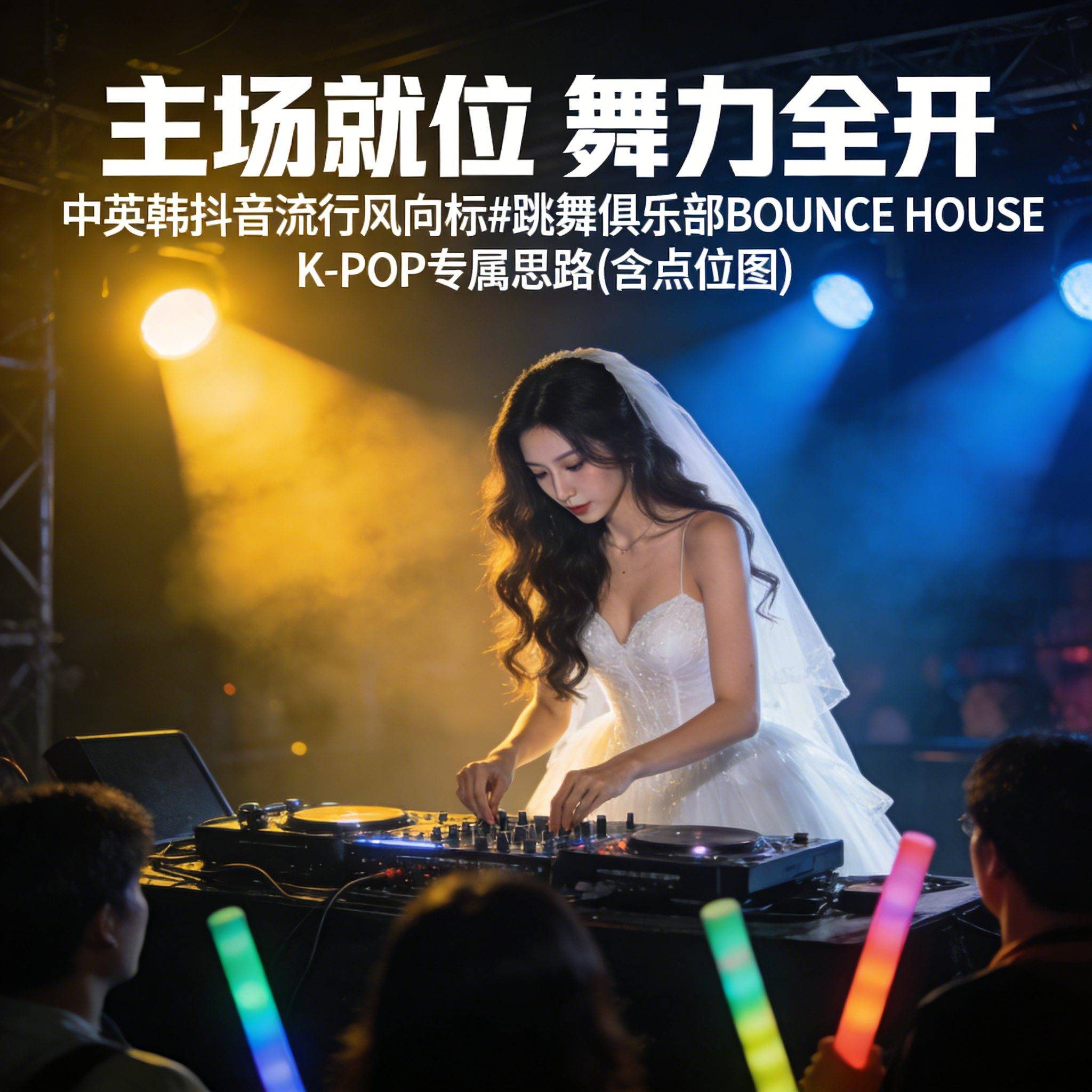 主场就位 舞力全开 中英韩抖音流行风向标#跳舞俱乐部BOUNCE HOUSE K-POP专属思路(含点位图)