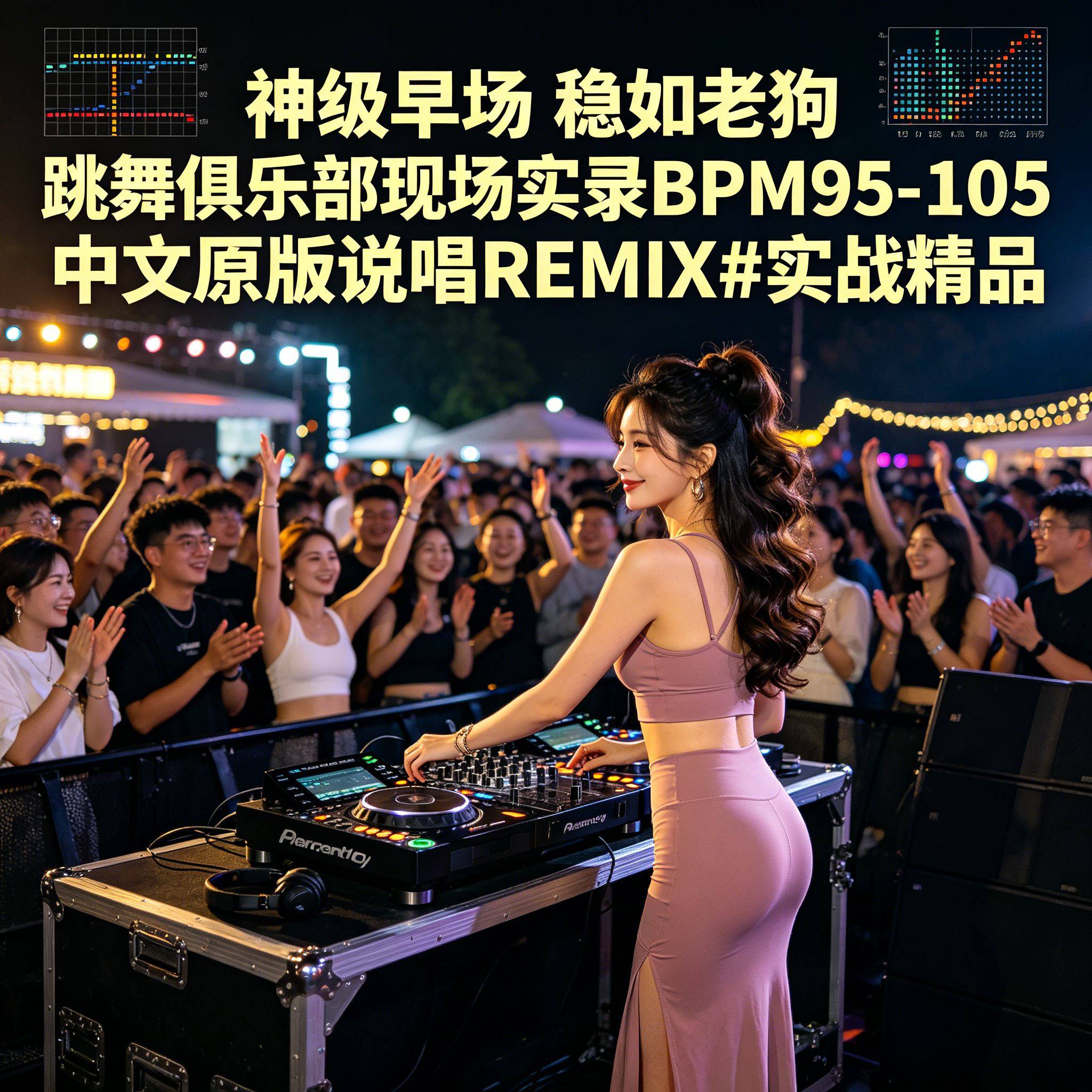 神级早场 稳如老狗 跳舞俱乐部现场实录BPM95-105 中文原版说唱REMIX#实战精品 (含点位图)