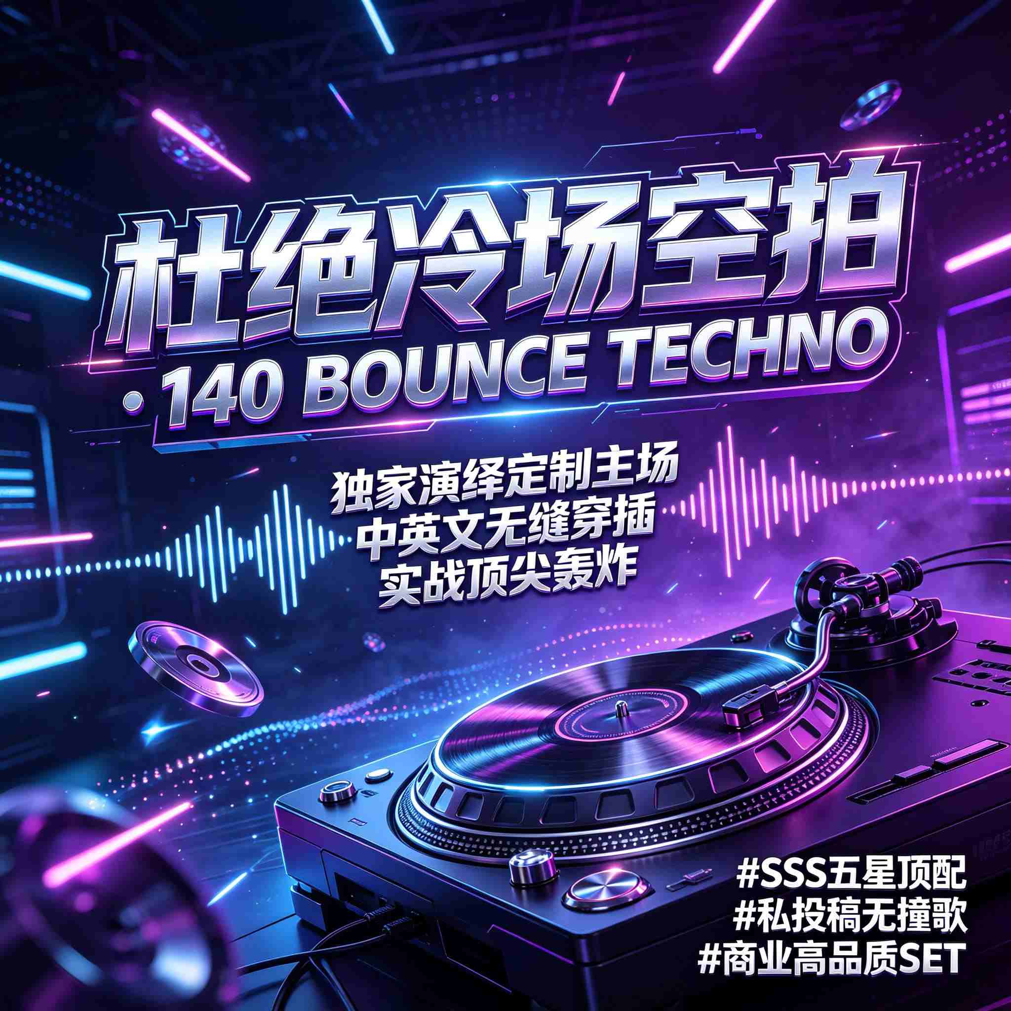 杜绝冷场空拍 独家演绎定制主场140 BOUNCE TECHNO 中英文无缝穿插玩法# 实战顶尖轰炸