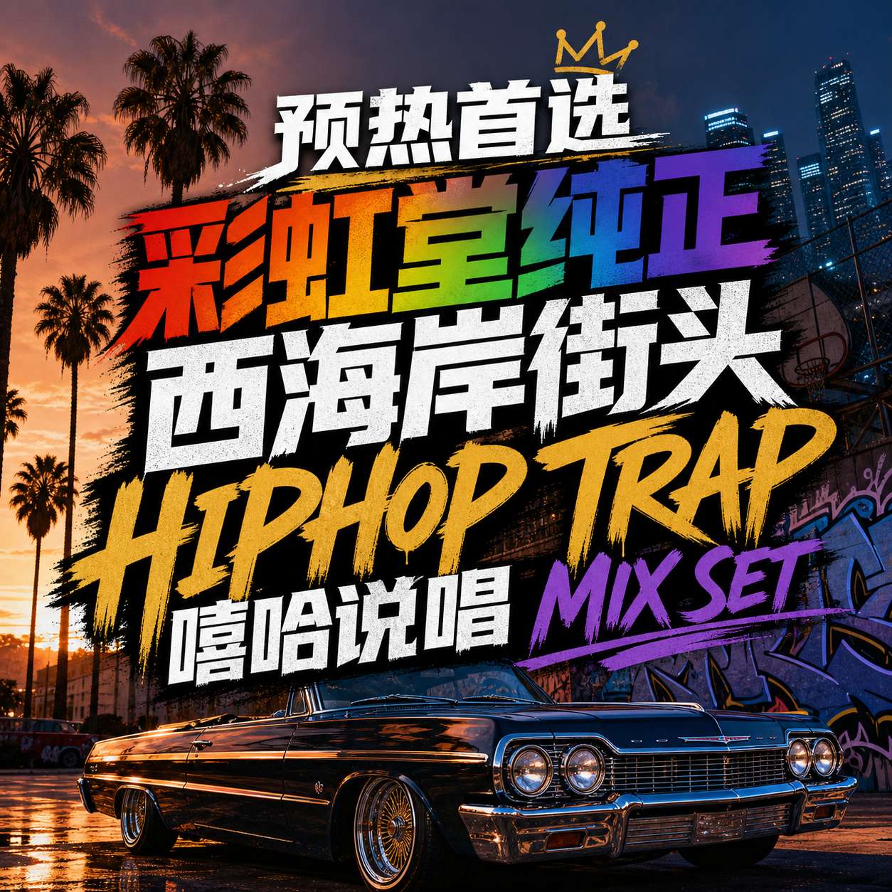 预热首选 彩虹堂纯正西海岸街头HIPHOP TRAP 嘻哈说唱 MIX SET#潮人必冲跳舞俱乐部早场思路