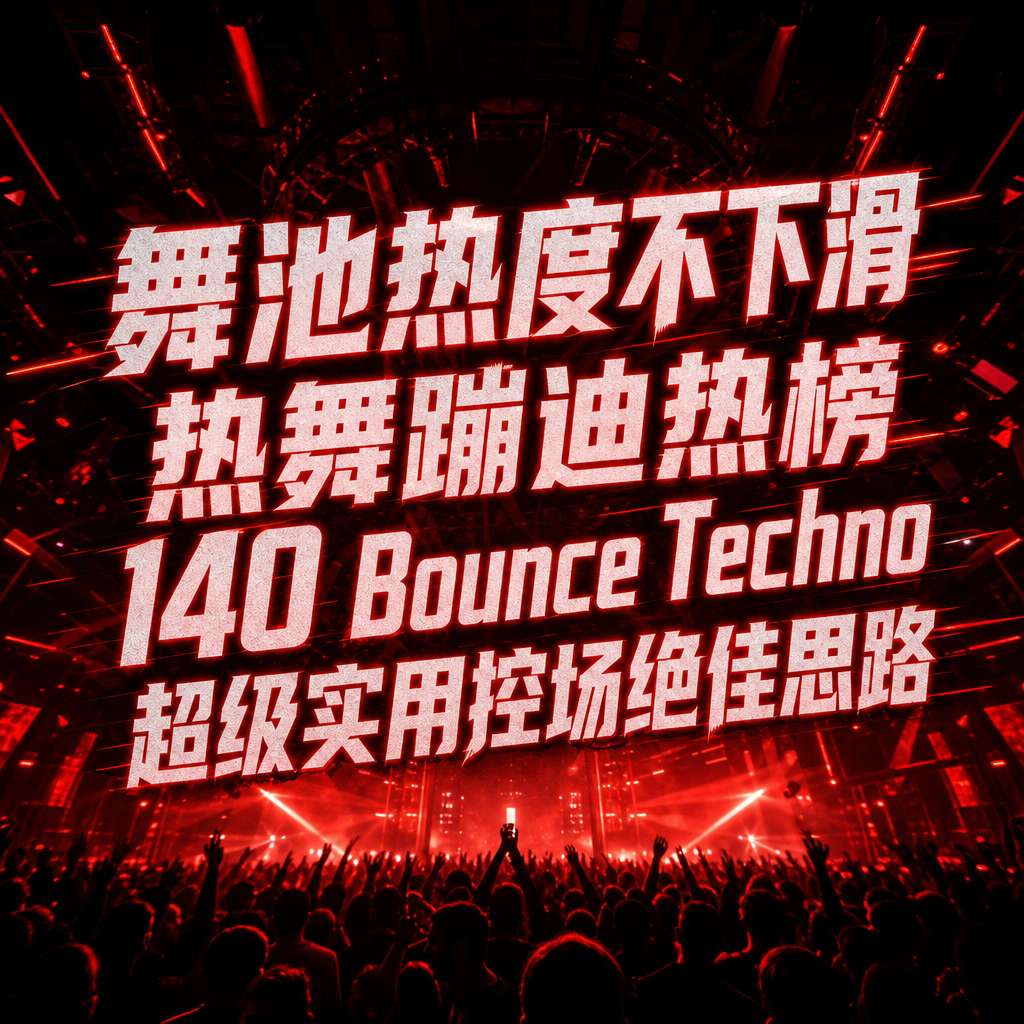 舞池热度不下滑 热舞蹦迪热榜 140 Bounce Techno 超级实用控场绝佳思路