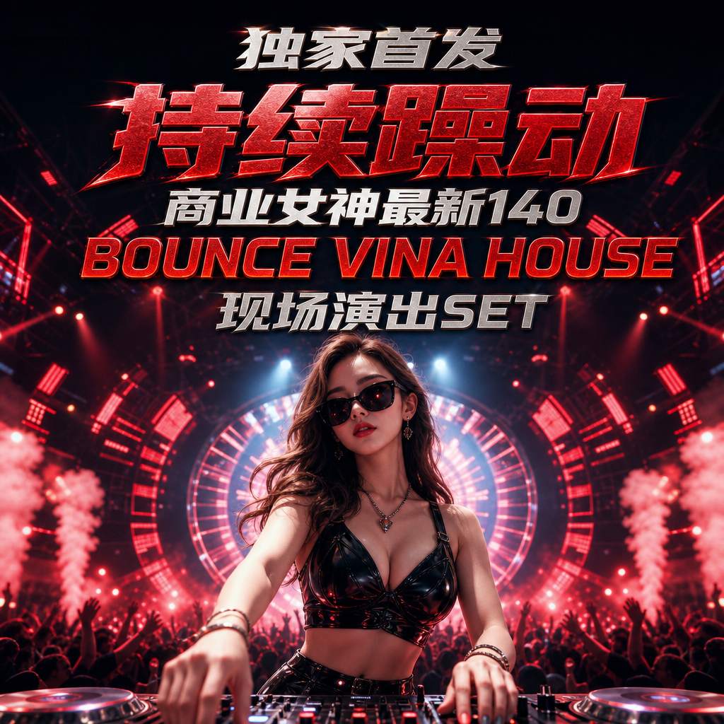 独家首发 持续躁动 商业女神最新140 中英文 BOUNCE VINA HOUSE 现场演出SET