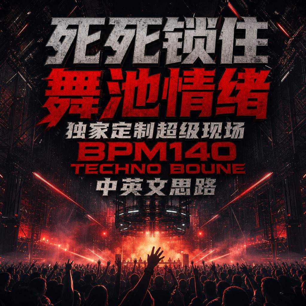 死死锁住舞池情绪 独家定制超级现场BPM140 Techno Boune中英文思路##商业热单 高能不断